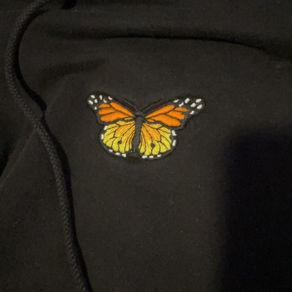 Brandy Melville butterfly hoodie rare - Picture 3 of 3